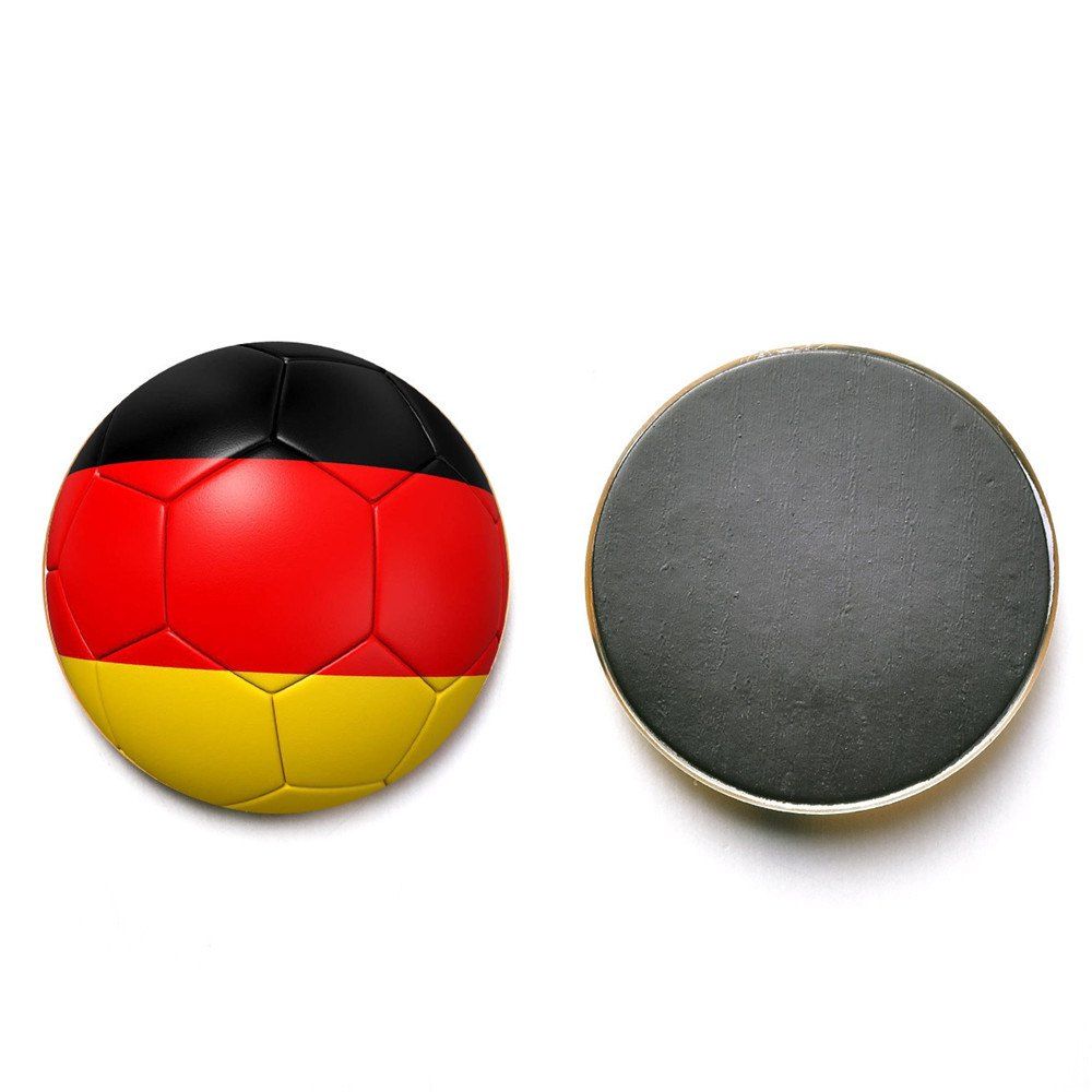 

Football Team Flag Fridge Magnets, Black