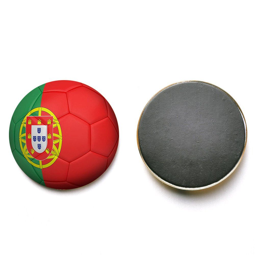

Football Team Flag Fridge Magnets, Love red