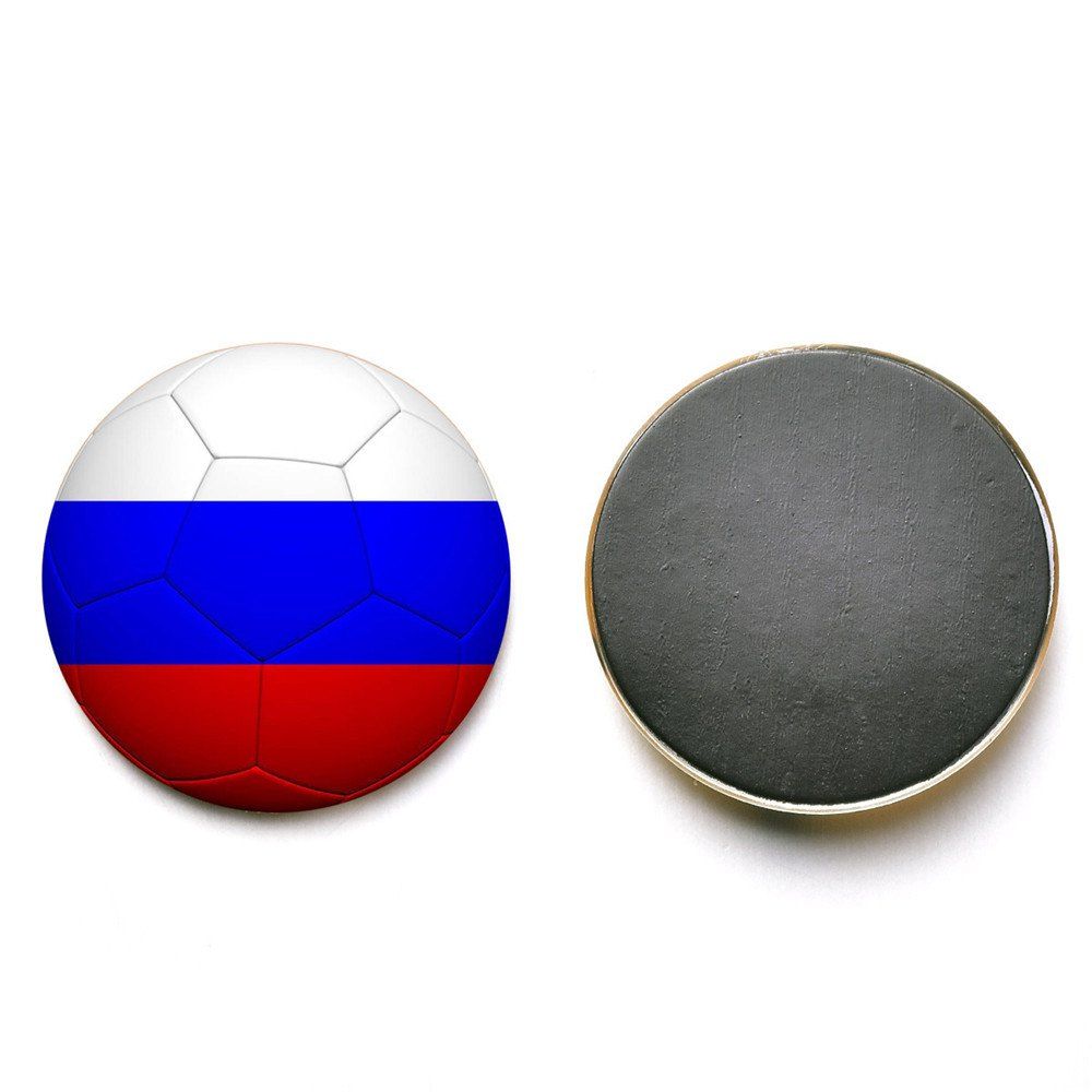 

Football Team Flag Fridge Magnets, Milk white