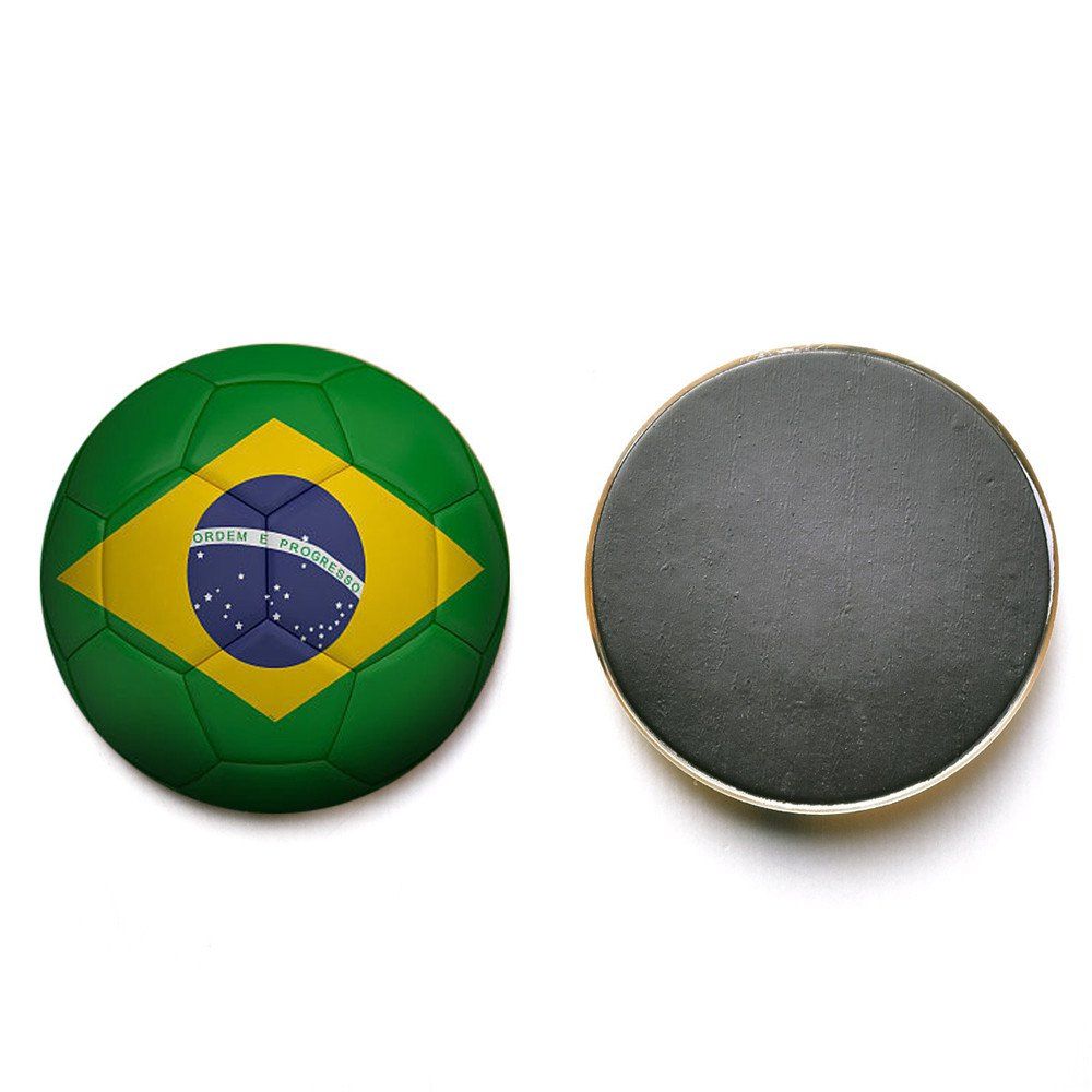

Football Team Flag Fridge Magnets, Green