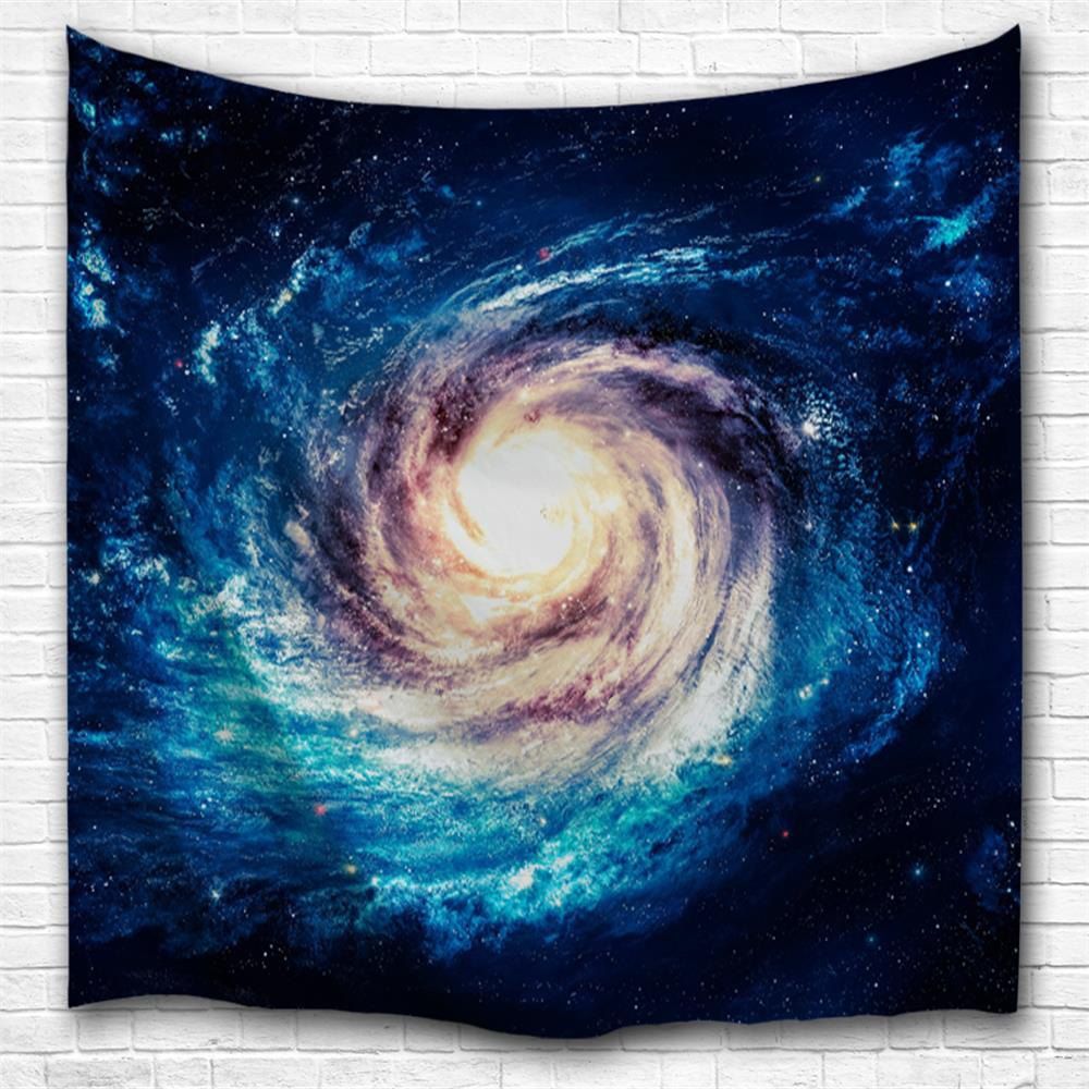 

Swirl Star 3D Printing Home Wall Hanging Tapestry for Decoration, Multi-a
