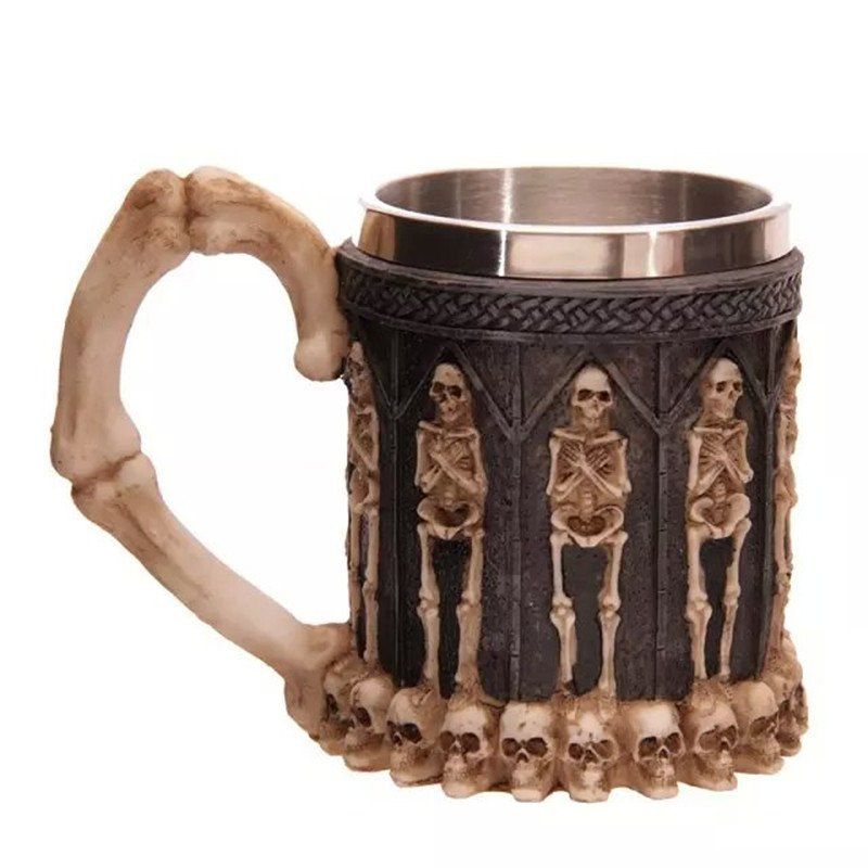 

3D Stainless Steel Cup Coffee Mug, Multi-d