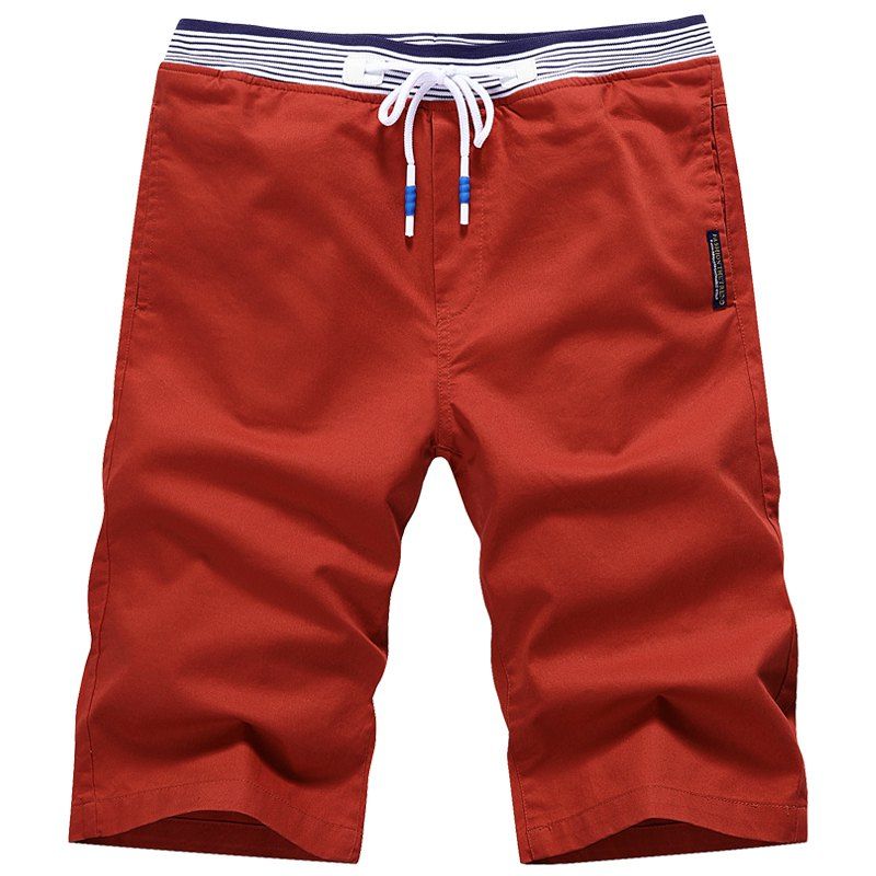 

Men New Five Point Casual Pants, Grapefruit