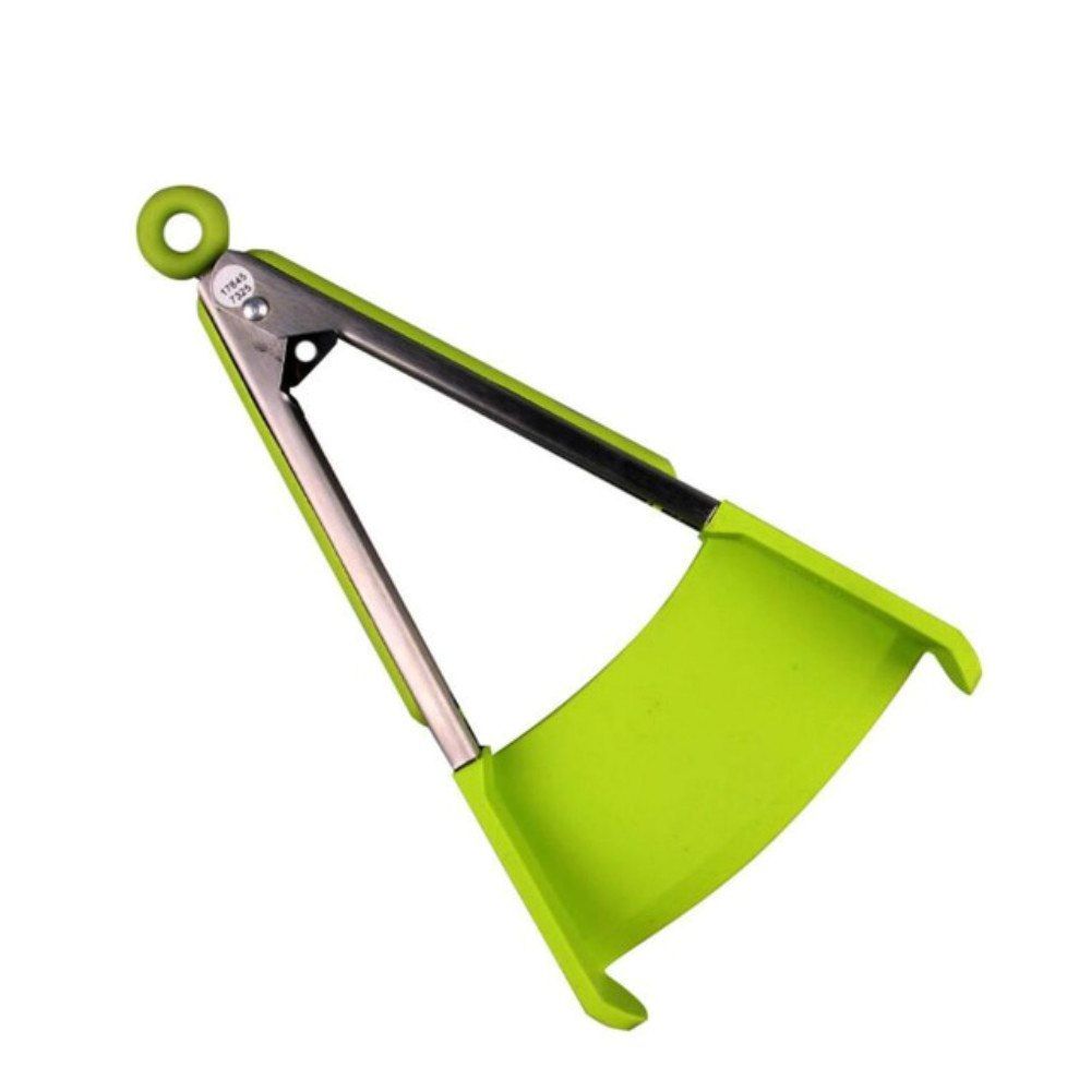 

Kitchen Spatula and Tongs Non-stick Heat Resistant, Green