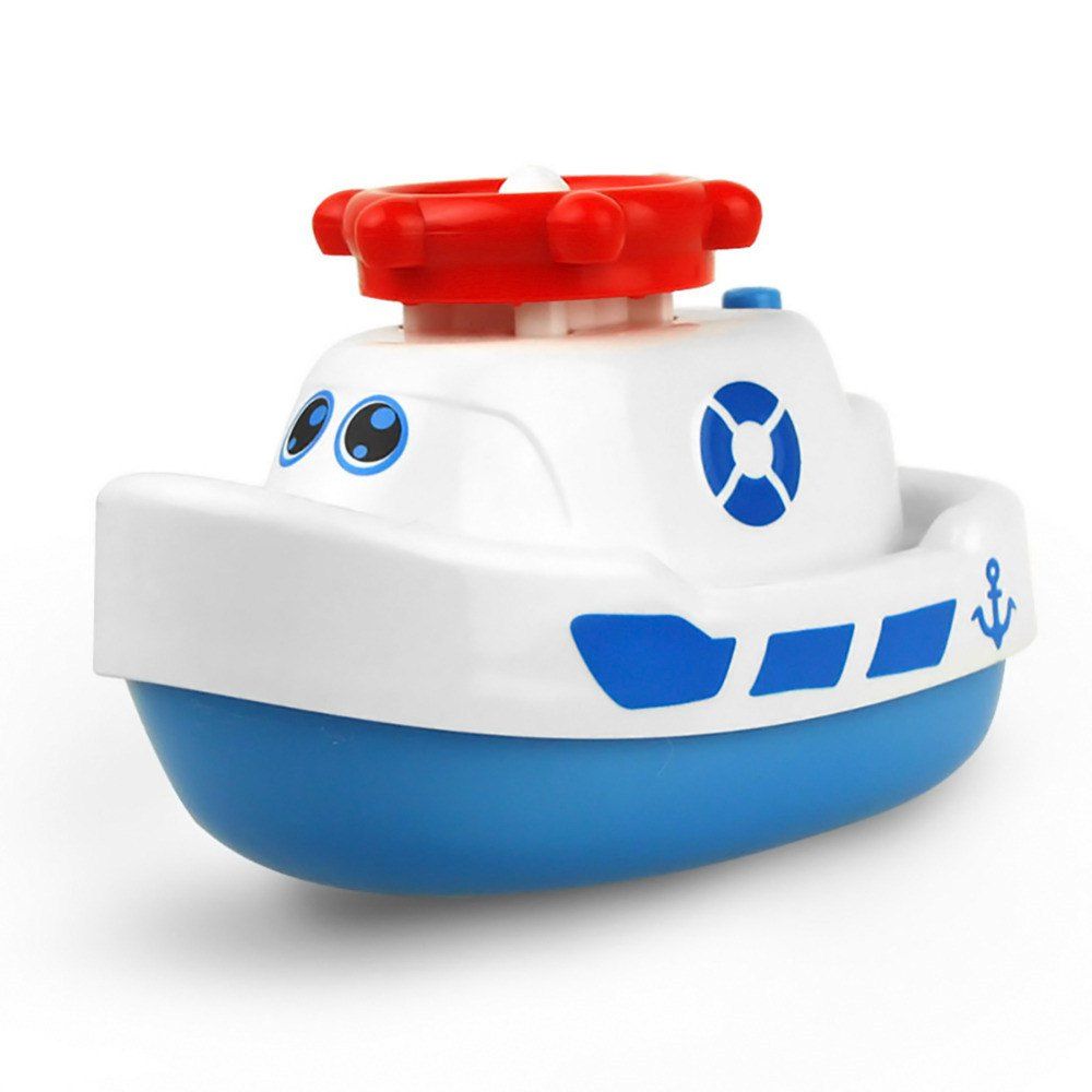

Creative Electric Water Jet Boat Bath Tub Toy for Children, White