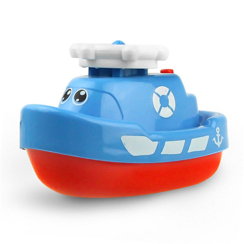 

Creative Electric Water Jet Boat Bath Tub Toy for Children, Blue