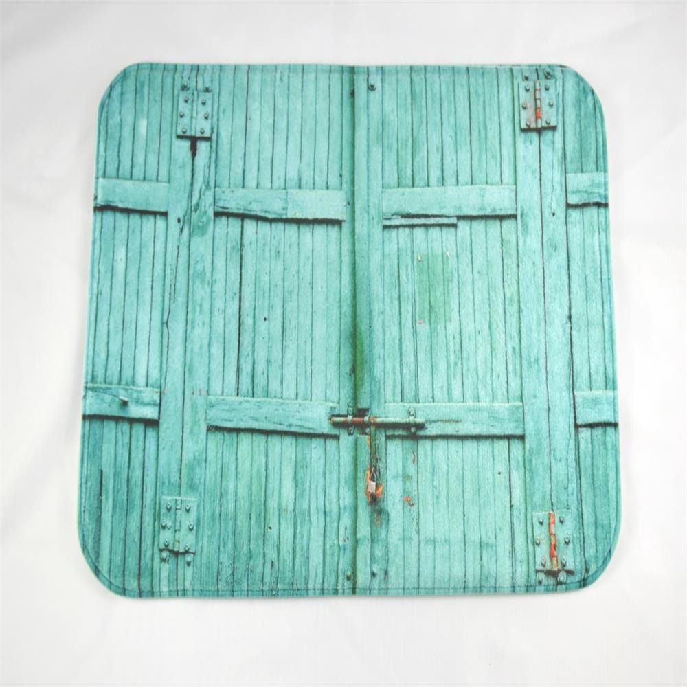 

The Blue Wooden Door Super Soft Non-Slip Bath Door Mat Machine Washable, Multi-a