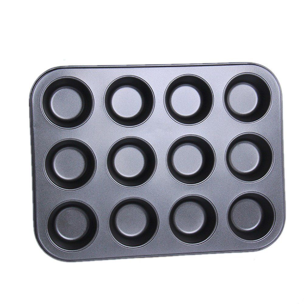 

Large Oven Oven with Large Gaoping No Sticky Muffin Cup Cake Mold, Black