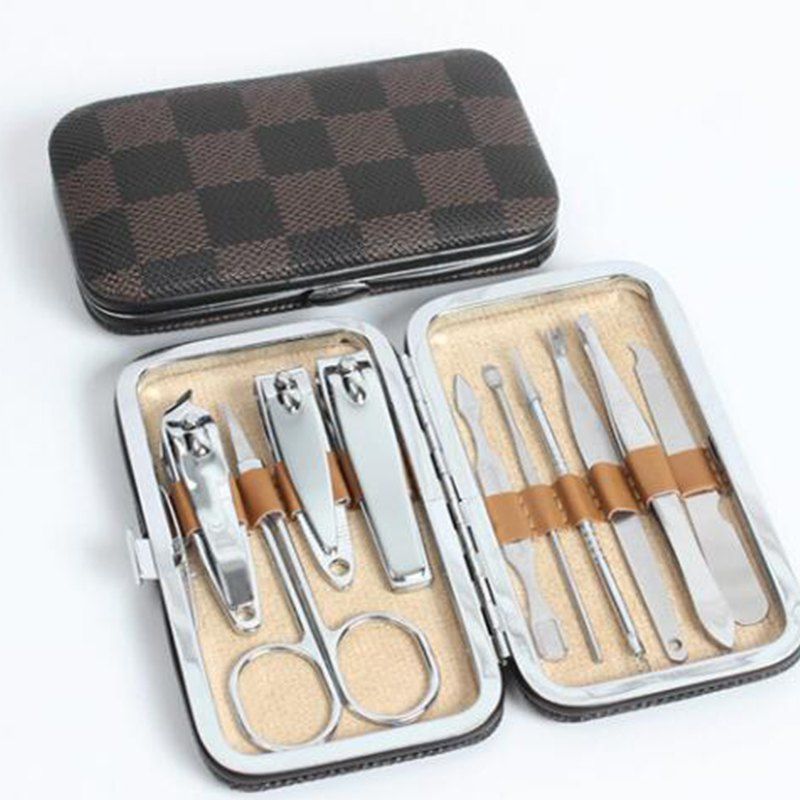 

Stainless Steel Nail Clipper Suit, Black cow