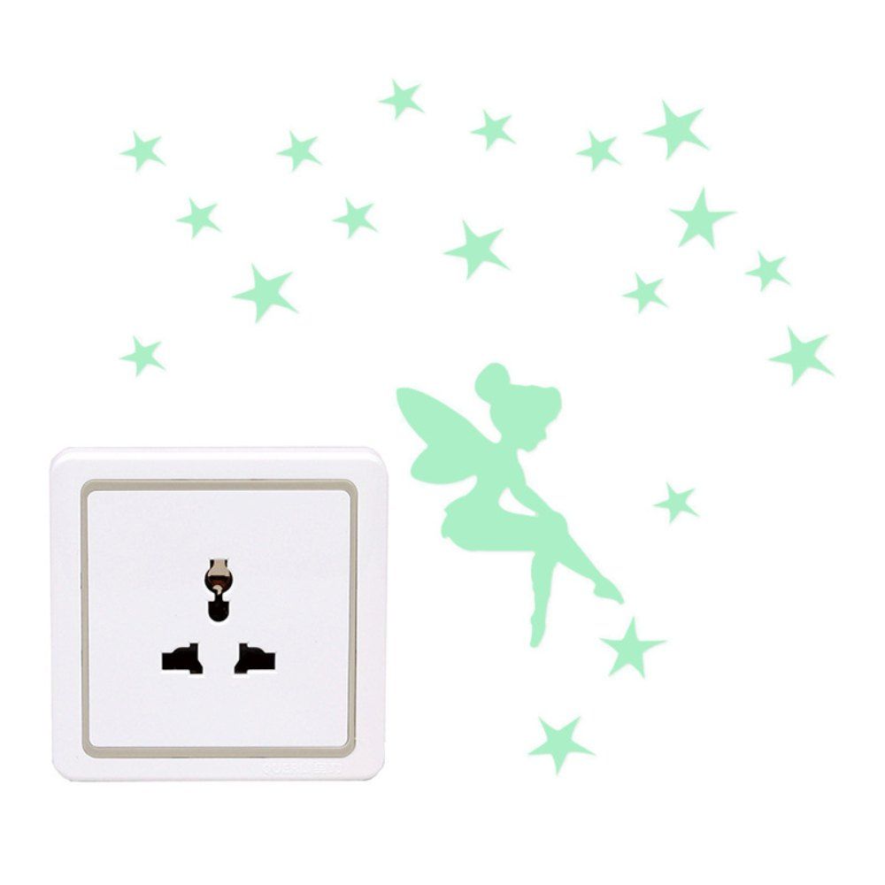 

Noctilucent Fairy Sticker, Algae green