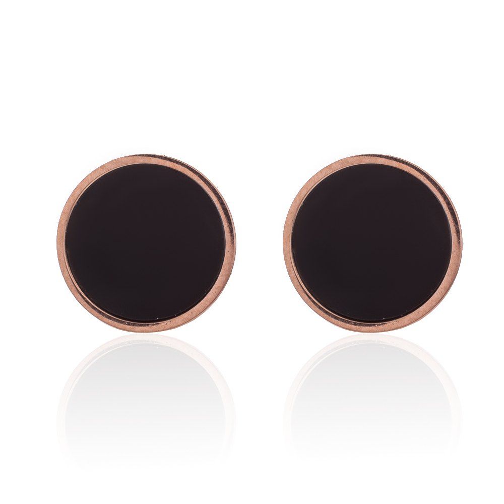 

Titanium Druzy Black 18K Gold Earrings