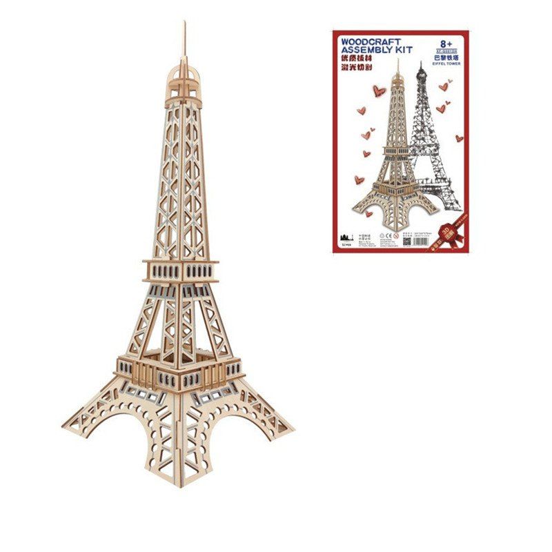 

Puzzle Children Assemble Wooden Toys, Wood