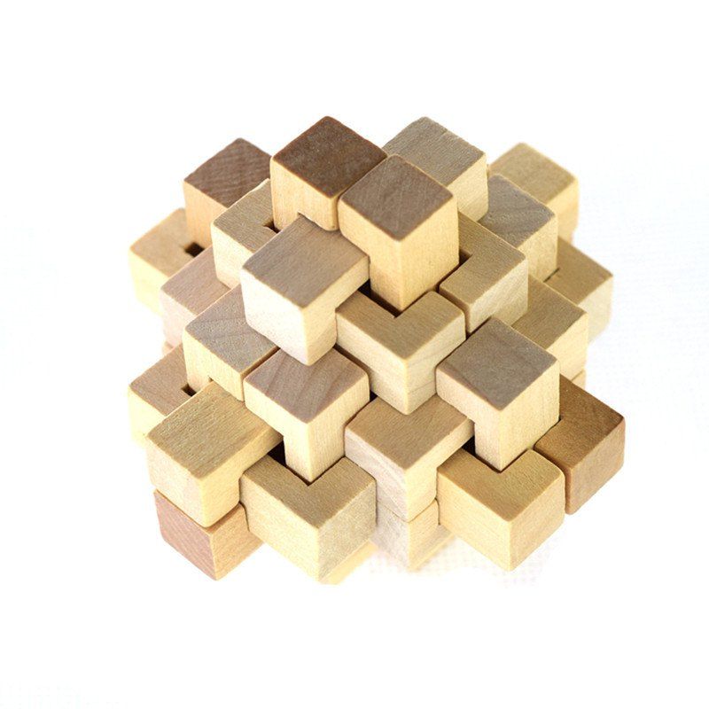 

Wooden Puzzle Toy 24 Lock, Wood