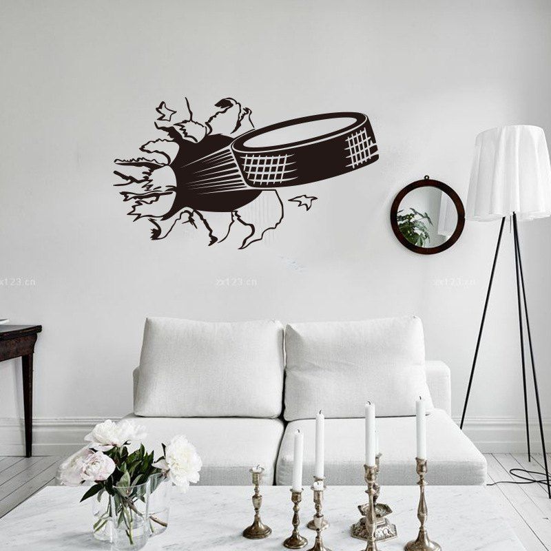 

Creative Vinyl Decal Tire Car Garage Removable Mural Home Decor Wall Sticker, Black