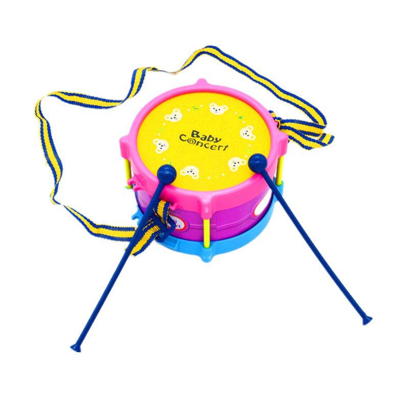 

Happy Musical Instruments Combine Baby Sand Hammer Rattle Drum 5PCS, Multi