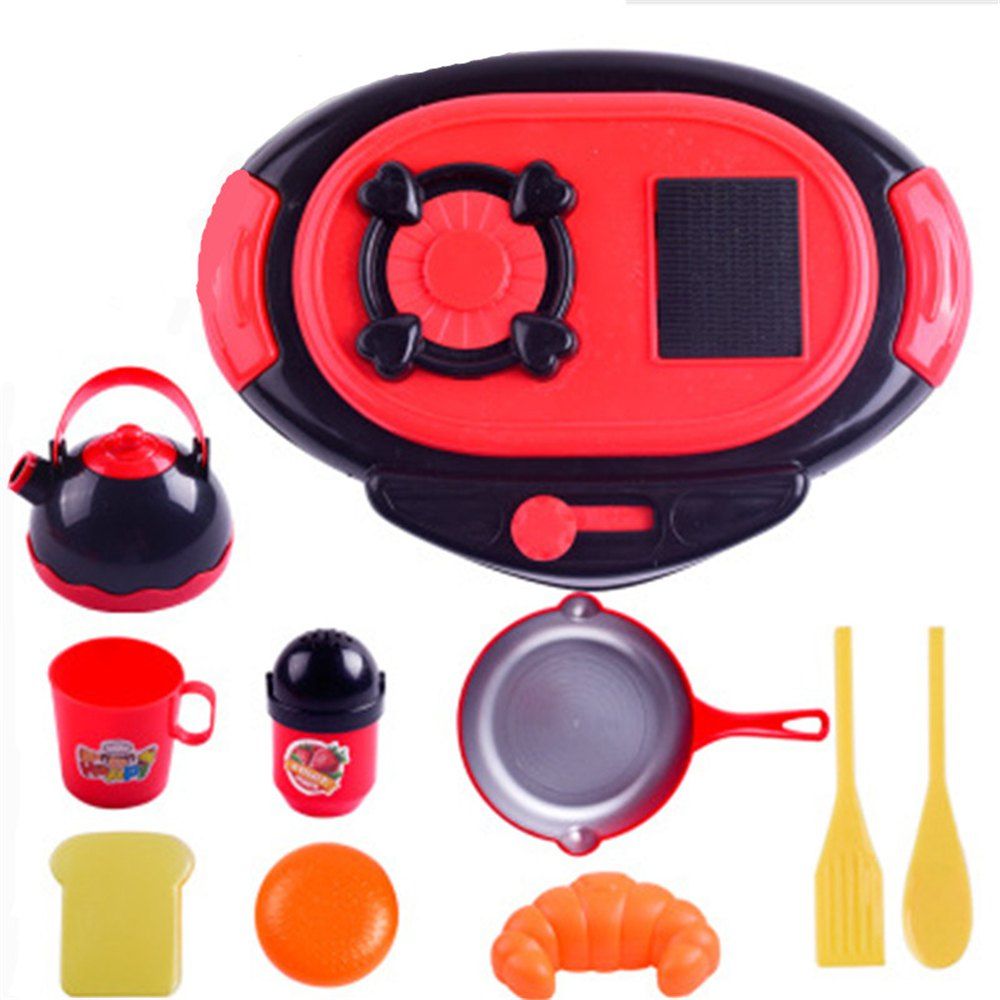 

Kitchen Toy Cooking Food Dishes Cookware Pretend, Multi