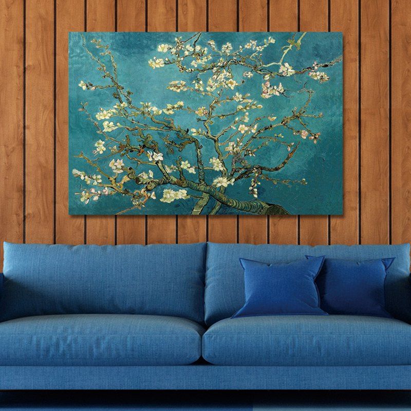 

Blossoming Almond Tree Chinese Plant Flowers Print Art, Multi