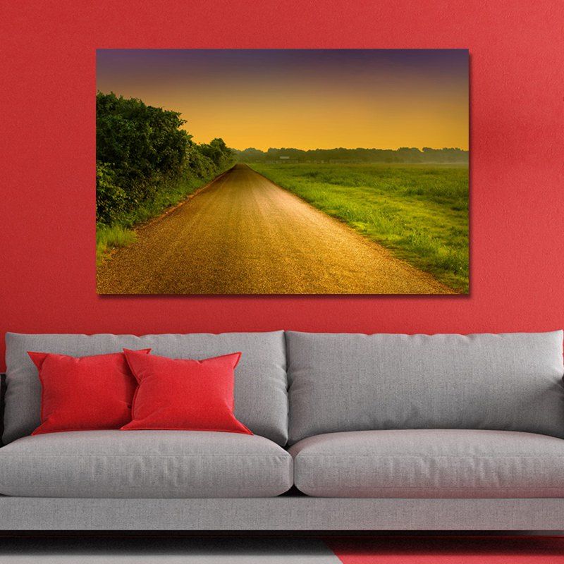 

WP9NPDZJ Photography Mountain Path Scenery Print Art, Multi