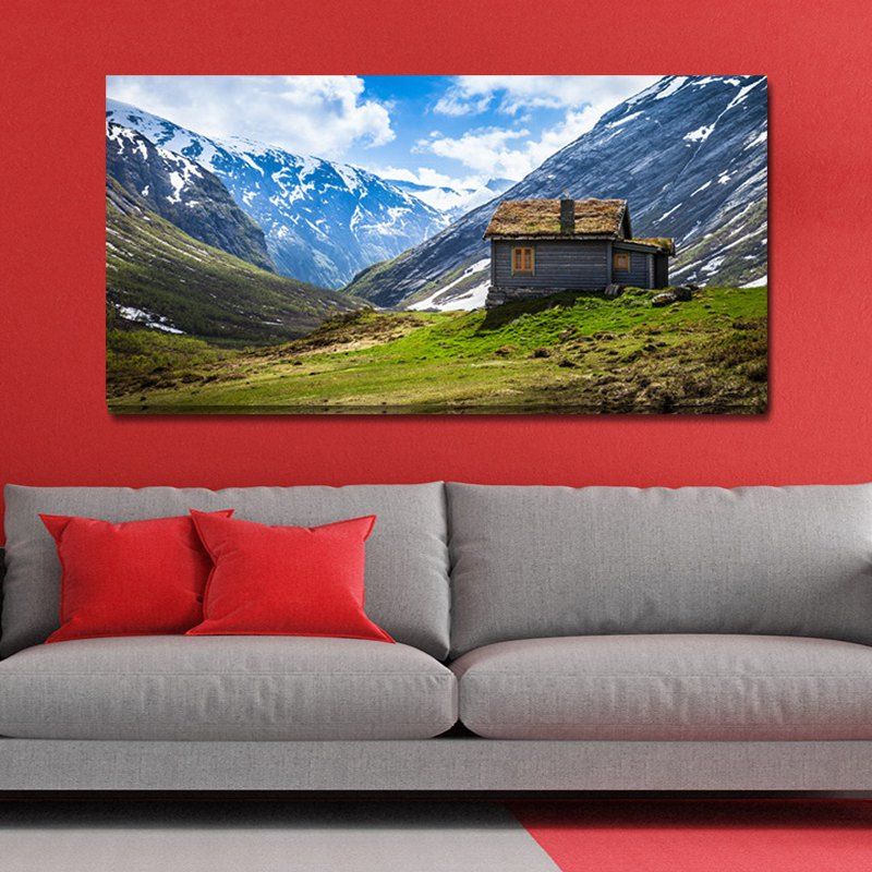 

55 Photography A House on the Mountain Print Art, Multi
