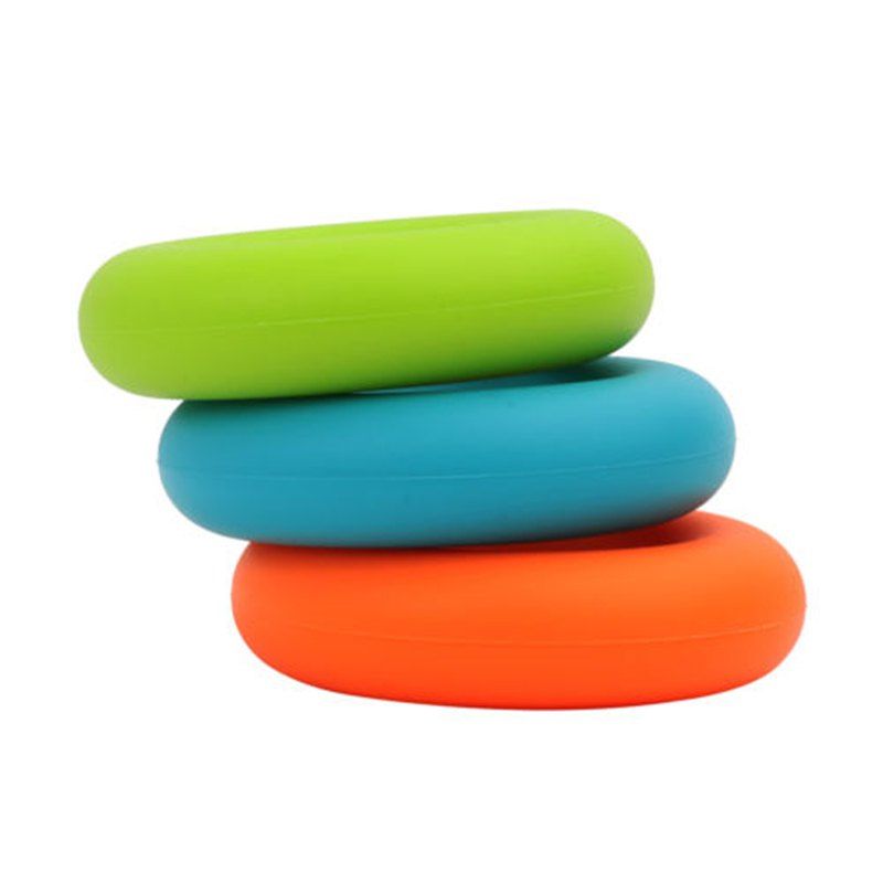 

Silicone Finger Power Training Tool Ring Hand Grip Forearm 3pcs, Multi