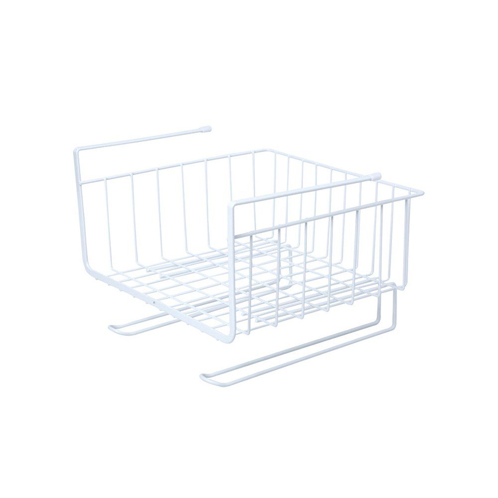 

Creative Kitchen Cabinet Under Shelf Shelves Storage Rack, White
