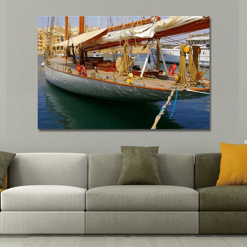 

05 283 Photography Sea Sailing Scenery Print Art, Multi