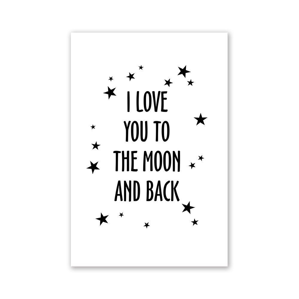 

W257 Letters Unframed Wall Canvas Prints for Home Decoration, Multi-a