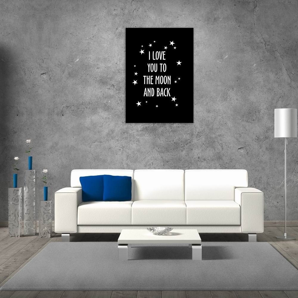 

W264 Letters Frameless Wall Canvas Prints for Home Decoration, Multi-a