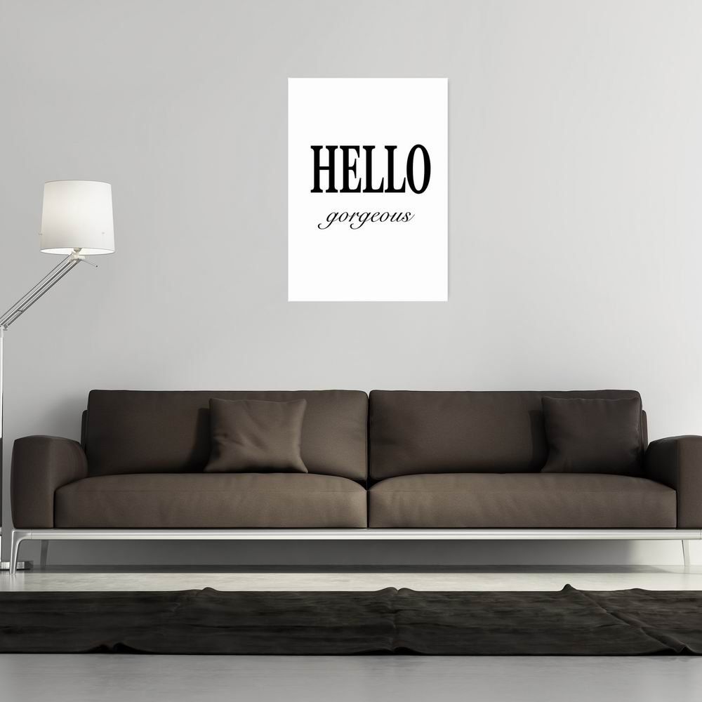 

W268 Letters Unframed Wall Canvas Prints for Home Decoration, Multi-a