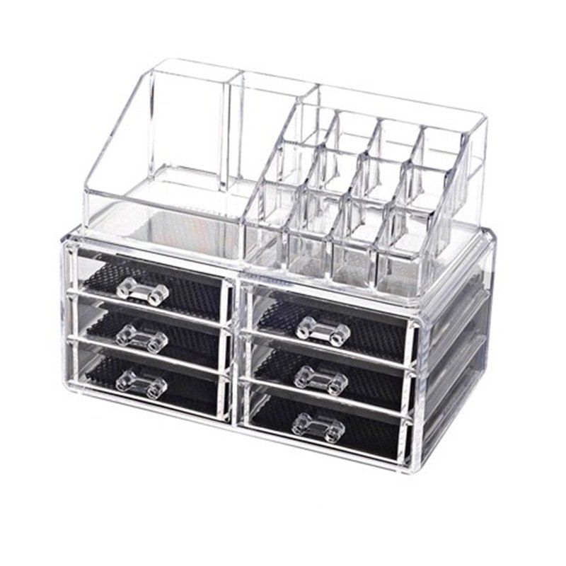 

Creative Desktop Jewellery Lipstick Cosmetics Receiving Box, Transparent