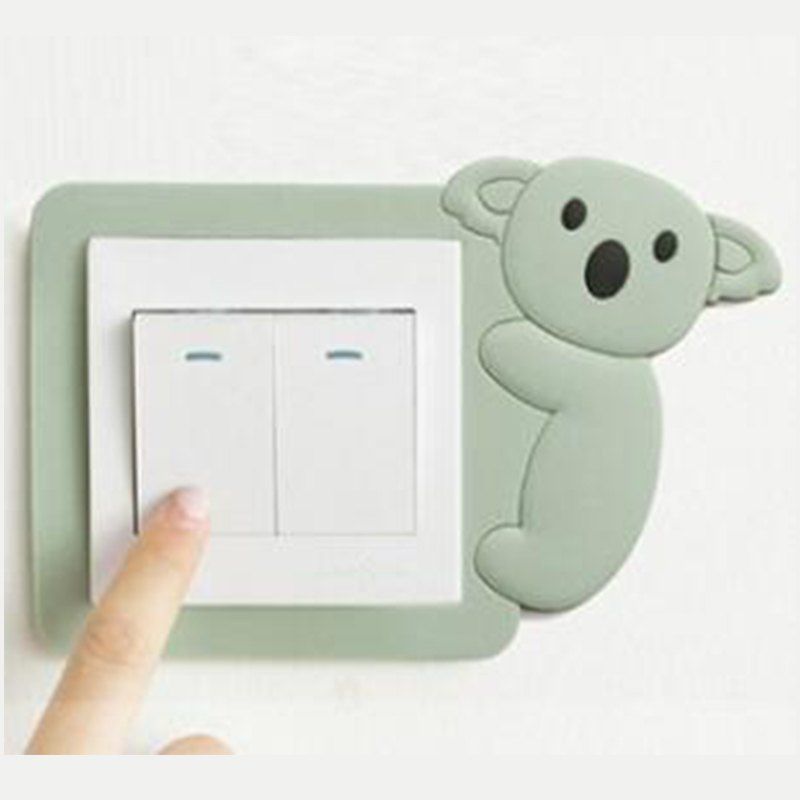 

Cartoon Noctilucent Switch Protector, Frog green