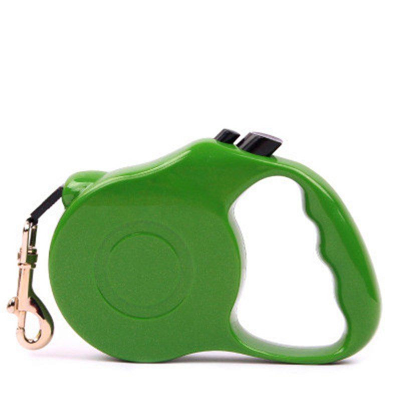 

5M Automatic Retractable Dog Walking Lead Leash Pet Extending Traction Rope, Green