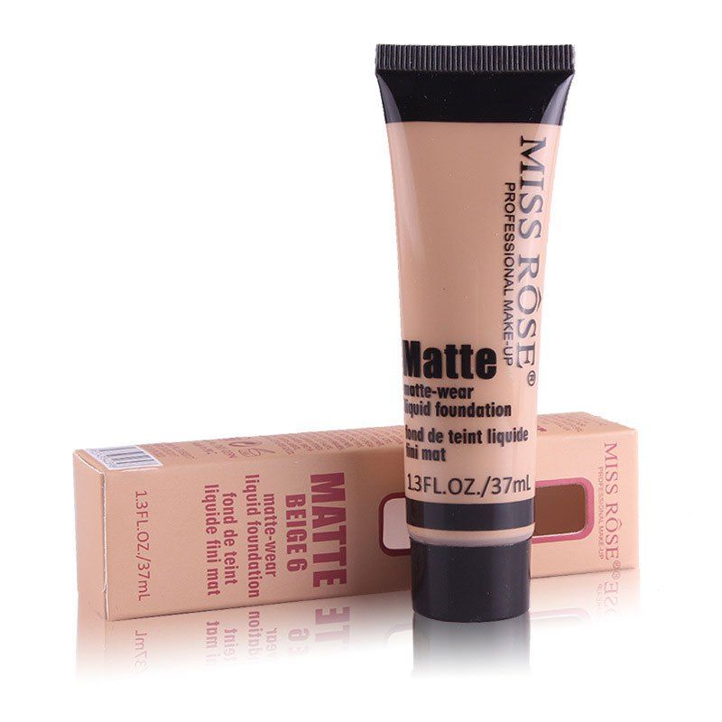 

MISS ROSE New Beauty Makeup 10 Colors Liquid Foundation, #006
