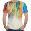 2018 été 3D Fashion Casual T-shirt court - multicolor A 6XL