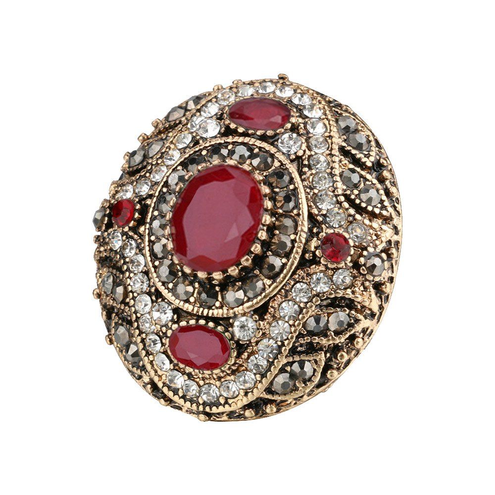 

PULATU Vintage Diamond Ring 3319, Red