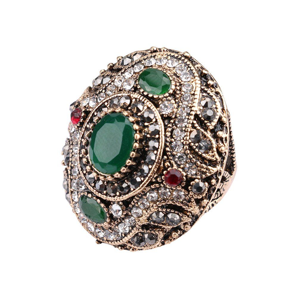 

PULATU Vintage Diamond Ring 3319, Green