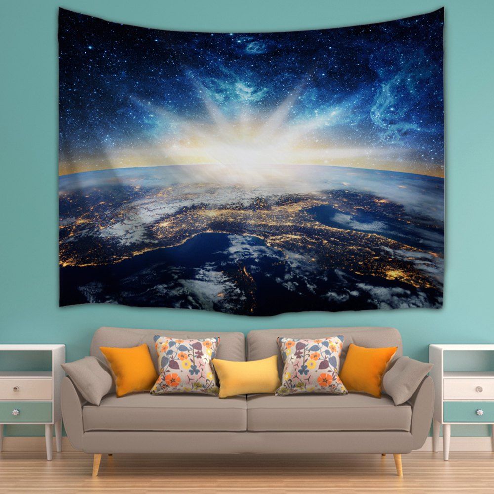 

Space Star 3D Printing Home Wall Hanging Tapestry for Decoration, Multi-a