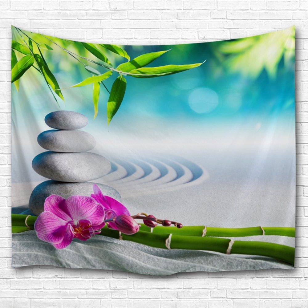 

Orchid Dianthus 3D Printing Home Wall Hanging Tapestry for Decoration, Multi-a