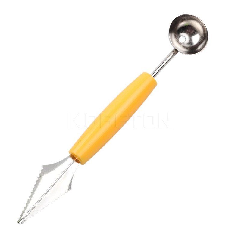 

Creative 2 in 1 Fruit Dig Ball Scoop Carving Tool, Bee yellow