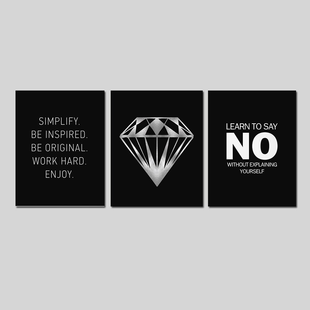 

Modern Living Room Bedroom Background Wall Still Life Print 3PCS, Multi