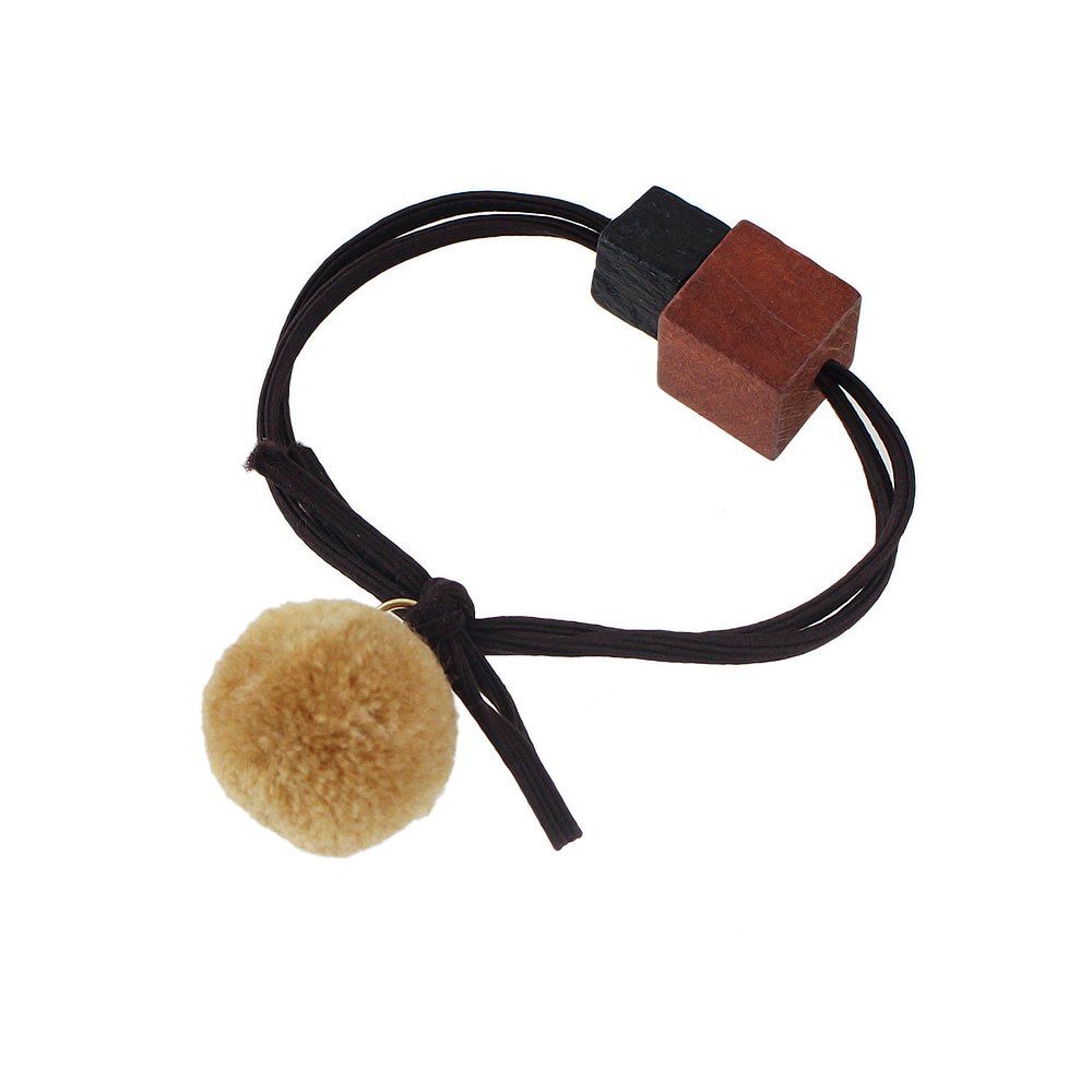 

2018 Pompoms Color Hair Bands, Caramel
