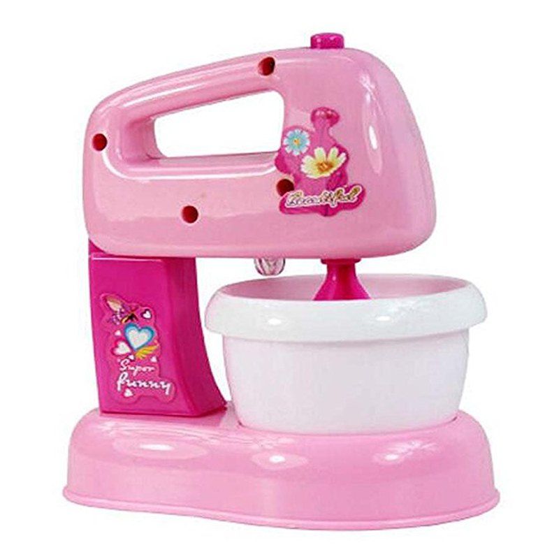 

Small Home Appliance Mixer Simulation Play Toys, Hot pink