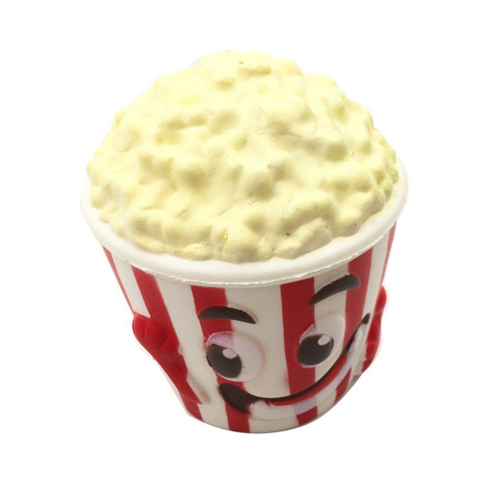 

Kids Big Popcorn Cup Jumbo Squishy Scented Slow Rising Squeeze Toy Collection, Multi-a