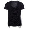 Summer Wear nouveau T-shirt à manches courtes à manches courtes pour hommes - Noir M