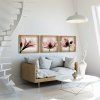 W283 Unique Fleurs frameless Wall Toiles pour Home Decorations 3 PCS - multicolor A 30CM X 30CM X 3PCS