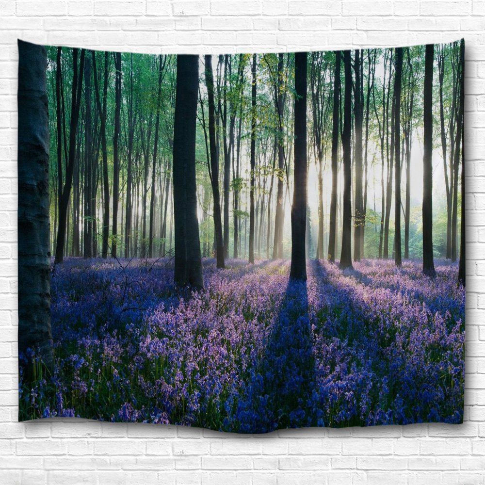 

Lavender in The Woods 3D Printing Home Wall Hanging Tapestry for Decoration, Multi-a