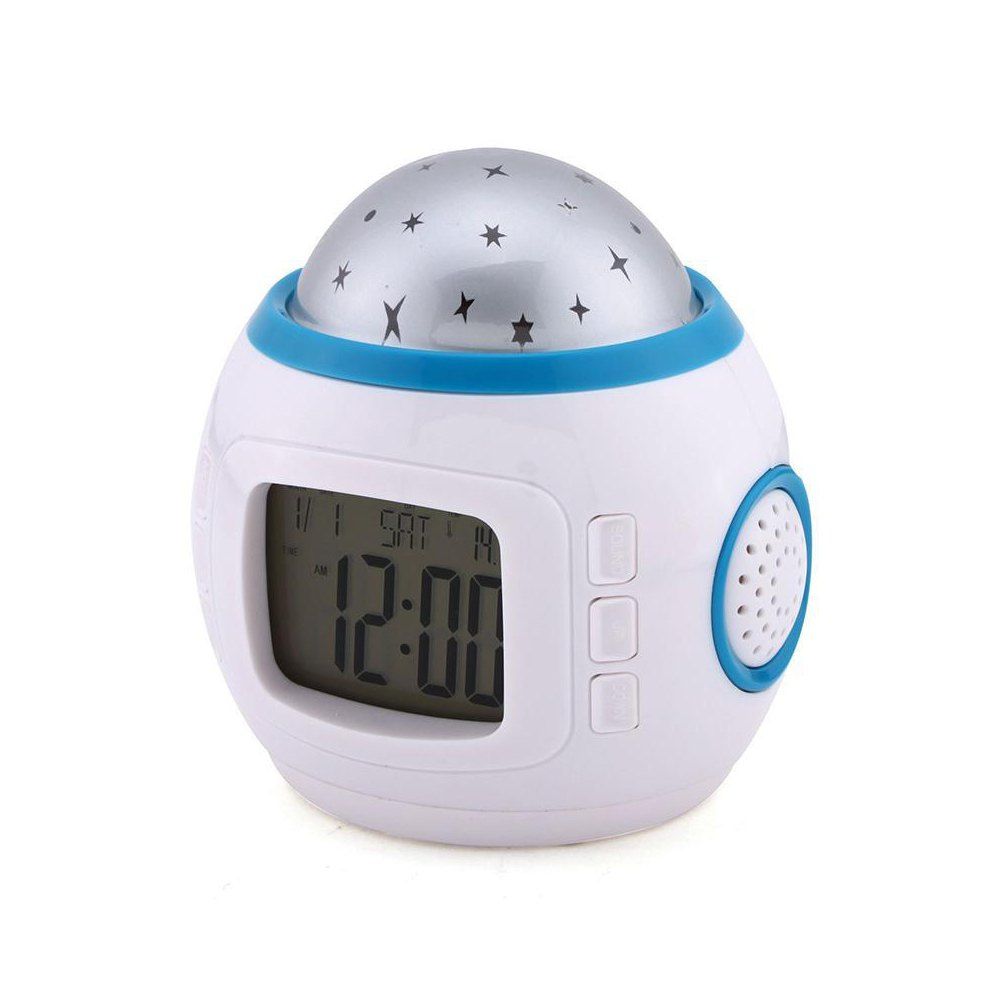 

Creative Star Electronic Projection Alarm Clock Decorative Lights, White