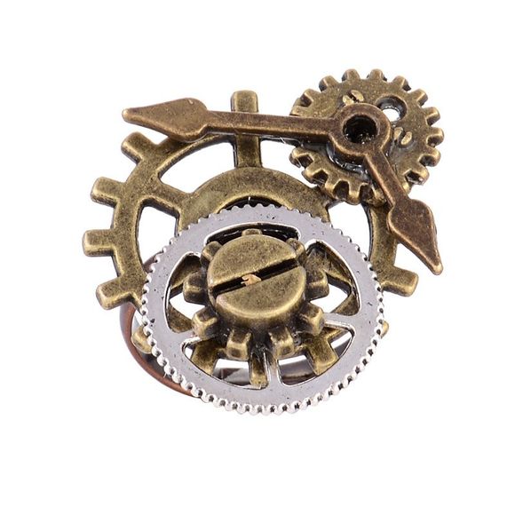 Nouvelle mode d'ouverture réglable Clock Steampunk Ring - multicolor RESIZABLE