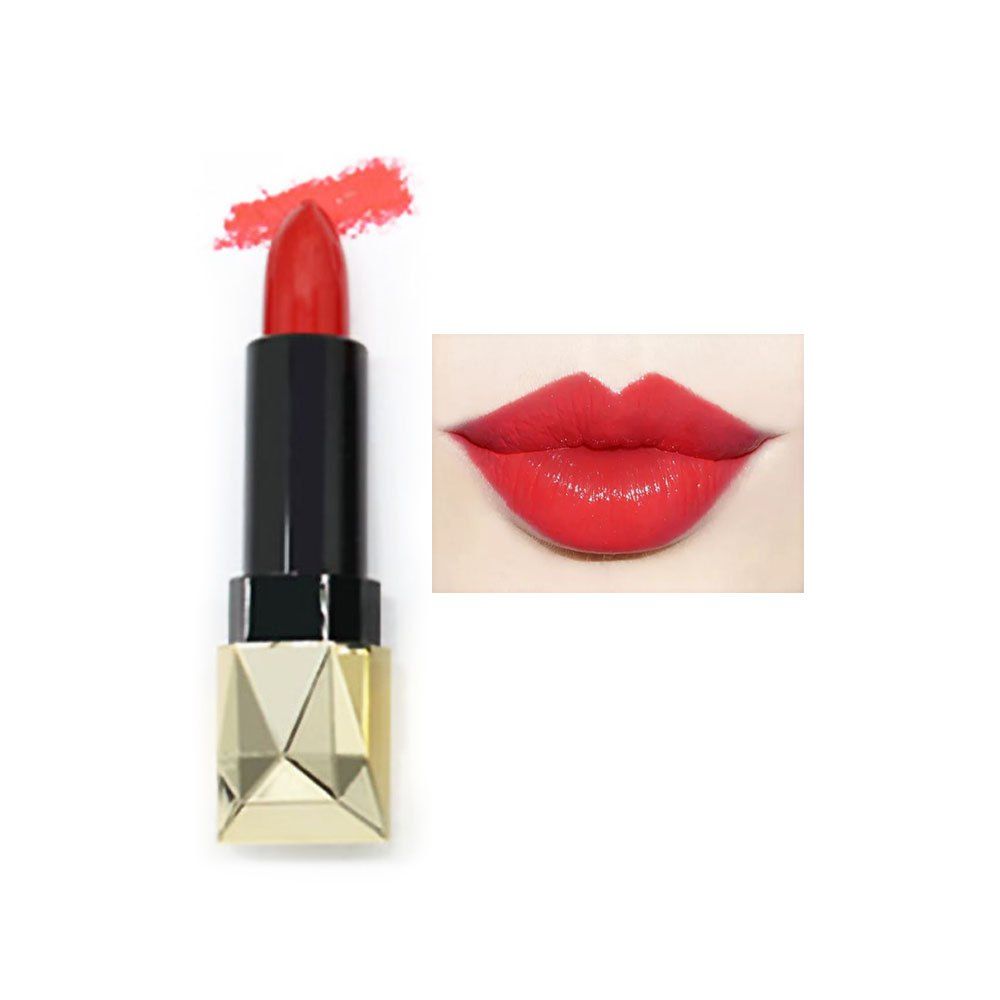 

Waterproof Lipstick Lasting Moisture Nude Pink Orange Lips Makeup, #002