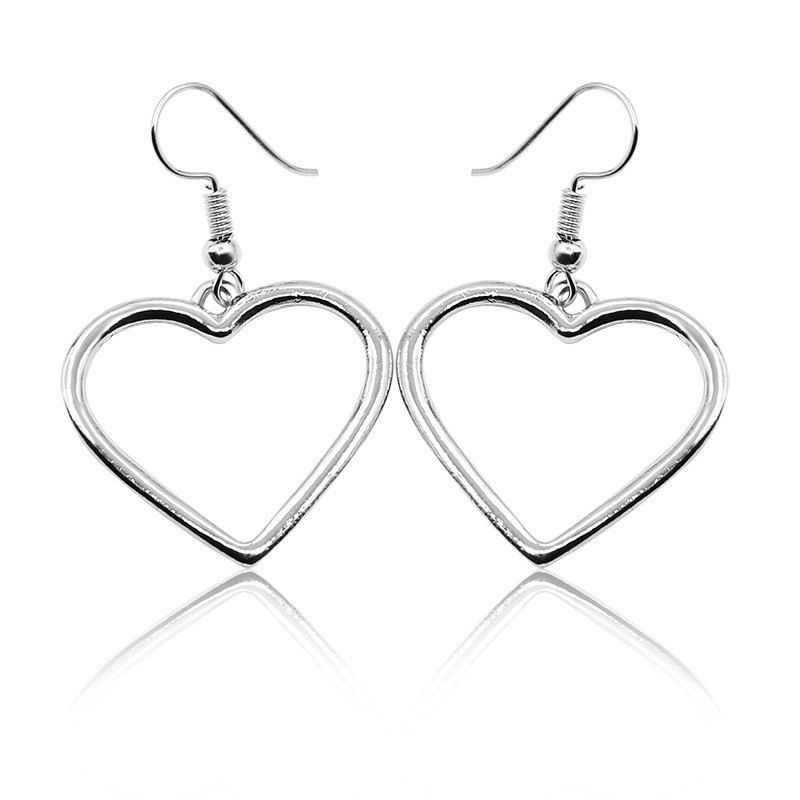 

Ladies' Little Fresh Accessories Jewellery Pierced Lovely Shape Earrings, Silver